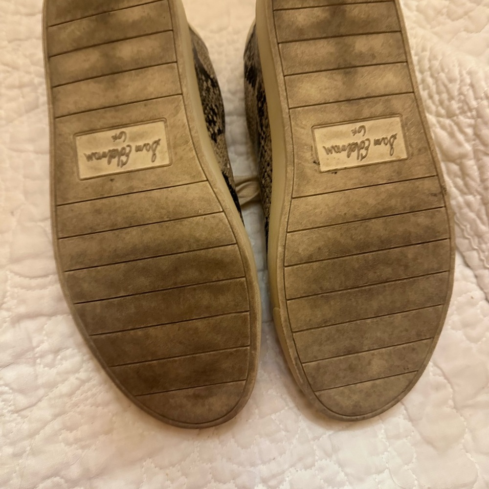 Sam Eldeman Snakeskin Pattern Sneakers - image 4